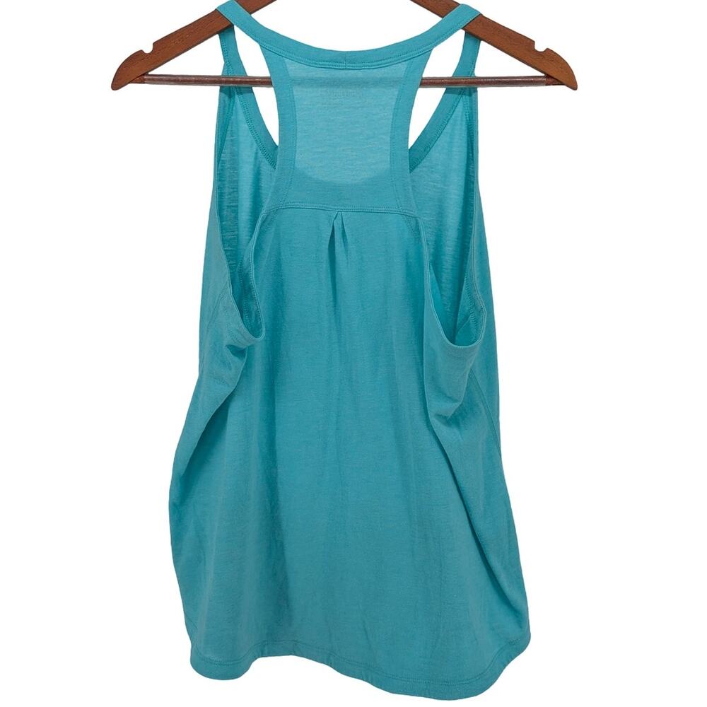 Patagonia Nine Trails Tank Top Howling Turquoise Racerback Running Women's XL - Picture 4 of 8